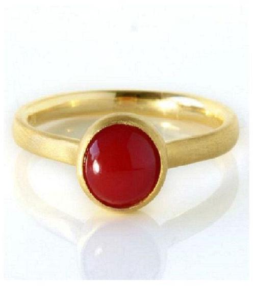 ORIGINAL RED MOONGA RING ONLINE AVAILABLE, for Jewellery, Feature : Crack Resistance, Fine Finished