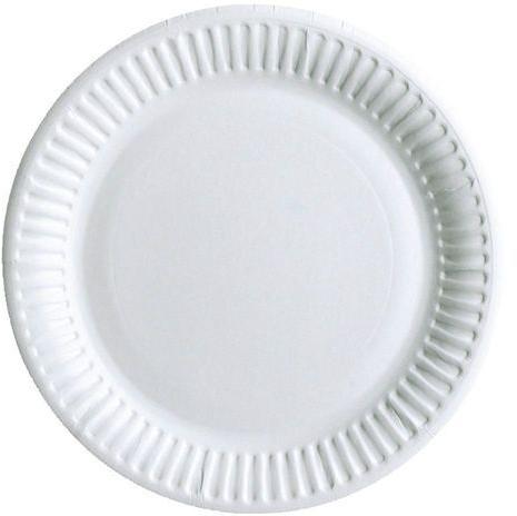 Round disposable paper plate, for Event, Nasta, Party, Snacks, Certification : Iso Certified