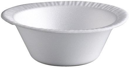 Thermocol Bowl, for Serving Food, Color : White