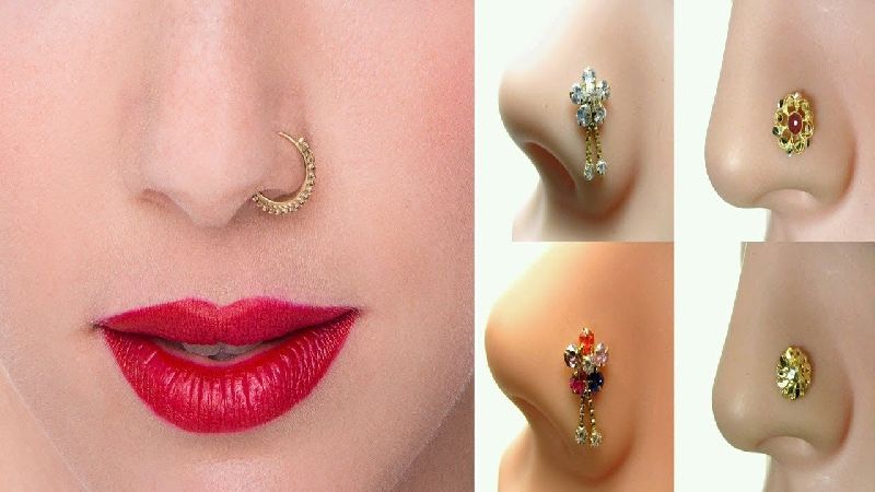 Metal Polished Artificial Nose Pins, Feature : Attractive Designs, Finely Finished