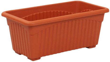 Brown Rectangular Plastic Flower Pot - Sahil Fertilizers, Noida, Uttar ...