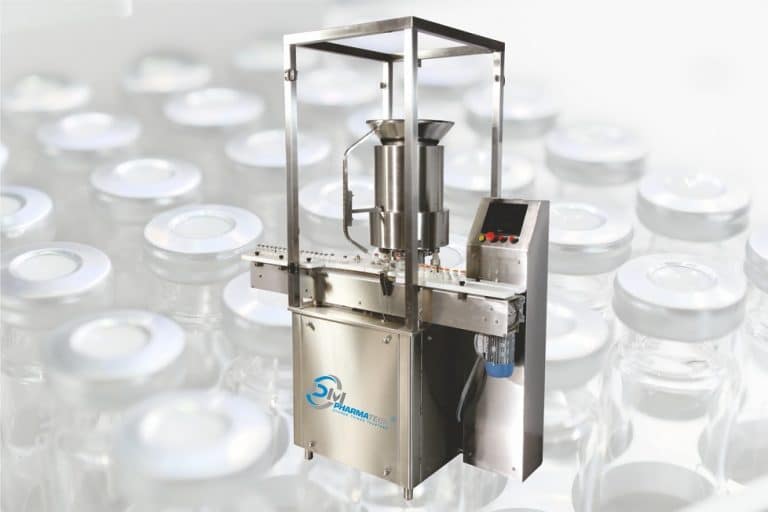 Automatic Vial Aluminium Cap Sealing Machine, Color : STEEL