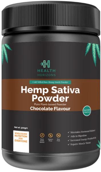 Hemp Sativa Chocolate Powder Jar, Color : GREENISH BROWN