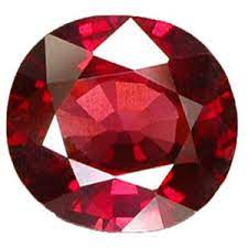 Oval Polished Gemstone Ruby Stone, for Jewellery, Size : 0-10mm