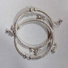 Polished Silver Baby Bangles, Feature : Perfect Shape, Shiny Look