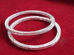Polished Silver Bangles, Occasion : Party Wear, Regular Wear