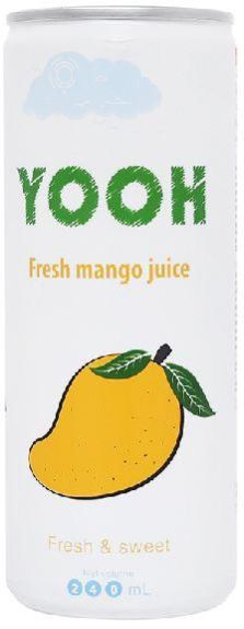 Natural Fresh Mango Juice From Vietnam, Brand Name : YOOH