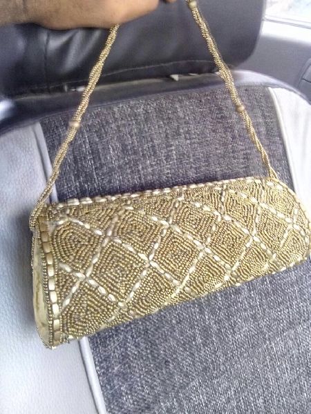 Rectangular Beaded Handbags, for Party, Wedding, Size : 24x12inch, 26x14inch, 28x16inch, 30x18inch