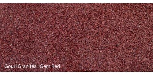 Rectangular Polished Gem Red Granite, for Floor
