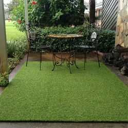 Vama PVC Artificial Grass Carpet, Color : Green
