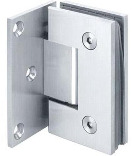 Trident Hardware Stainless Steel Glass Door Hinge, Color : Silver