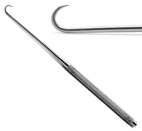Right Care Stainless Steel Single Hook Skin Retractor, Length : 8 Inch