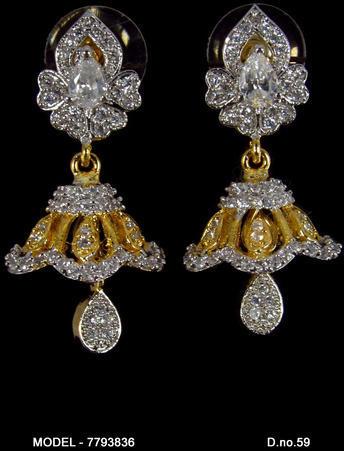 Alloy jhumka earrings, Occasion : Party, Festival, Engagement