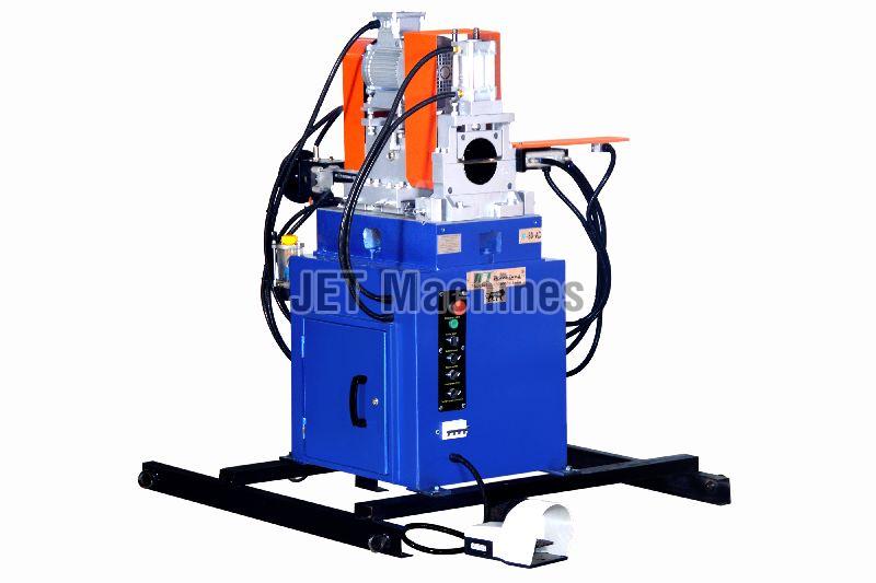 Electric Semi Automatic tube chamfering machine, Color : Blue