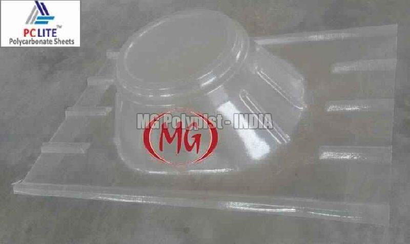 Polycarbonate ventilator Base plate, Color : clear