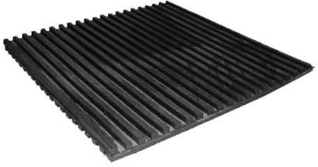 Ribbed Mounting Pads, Shape : Square