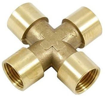 Brass Equal Female Pipe Cross