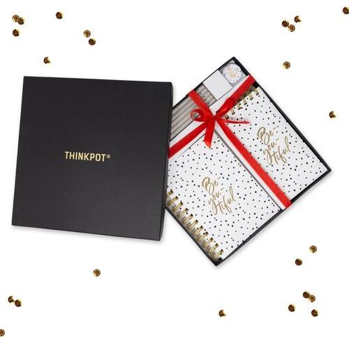 Thinkpot Stationery Gift Set, Color : Black