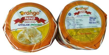 250 Gm Round Appalam Papad, Feature : 100% Veg