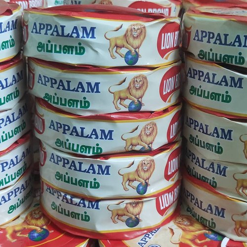 Round Crispy Appalam Papad, Packaging Type : Plastic Packet