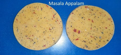 Masala Appalam Papad, Color : Light Yellow