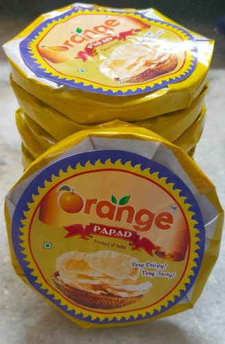 Round Plain Papad, Packaging Type : Packet