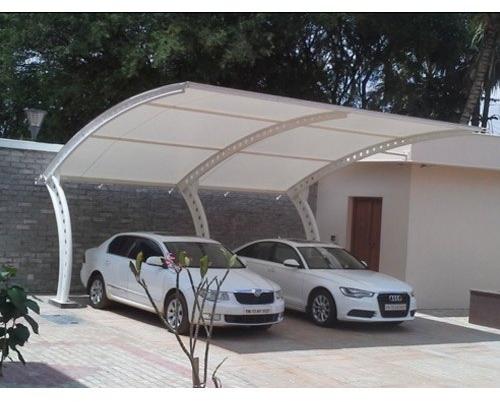 Parking Tensile Structure, Color : White