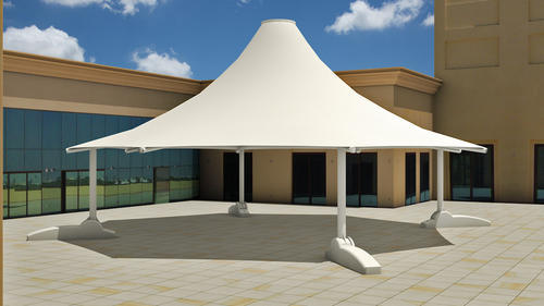 Pyramid Tensile Structure, Color : White