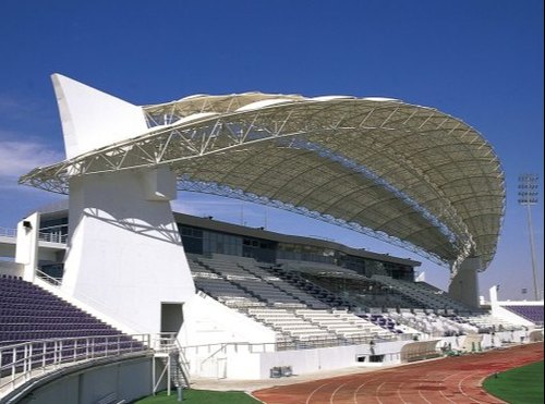 Sports Stadium Tensile Structure, for Auditorium, Cover Material : Pvc