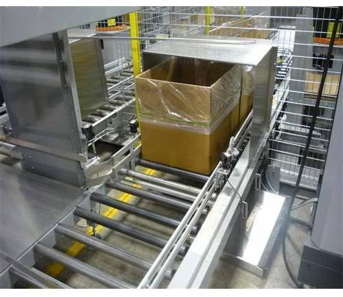 Stainless Steel Box Transfer Conveyor, Capacity : 1-100kg/feet