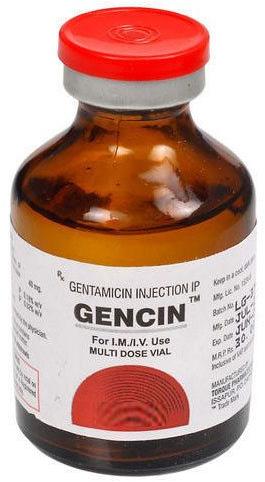 Gencin Injection, Packaging Type : Bottle