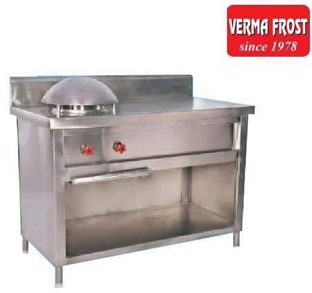 Stainless Steel Roomali Roti Counter, Color : Silver