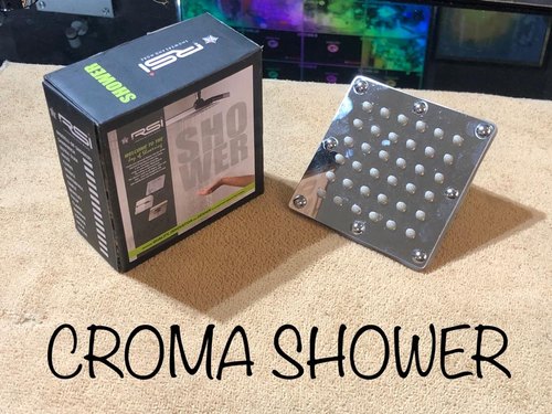 RSI Polished Stainless Steel CROMA SHOWER SQUARE 4''X4'', Size : 4x4 Inch