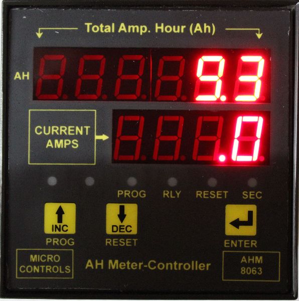Ampere Hour Meter Controller
