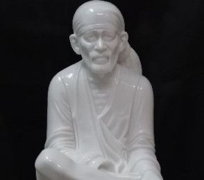 36 Inch Sai Baba Marble Statue, Packaging Type : Carton Box
