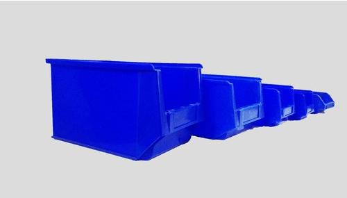 Kishor Plastic HDPE Material Handling Bin, Size : 105 x 140 x 75mm