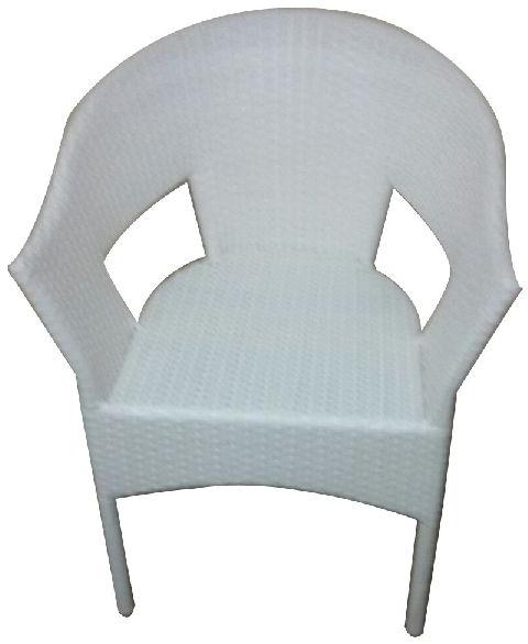 Round Wicker Chair, Color : Grey