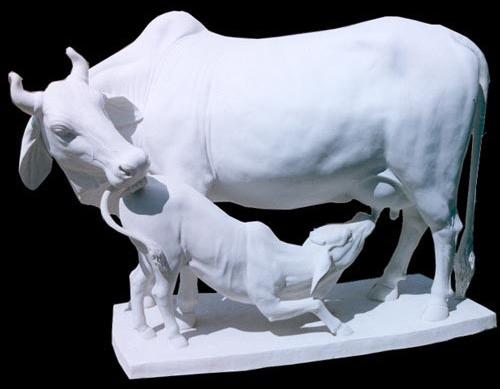 Cow and Calf Statue, for Dust Resistance, Shiny, Size : Multisizes