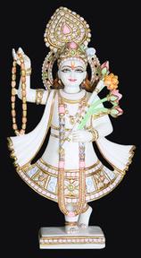 Marble Krishna Statue