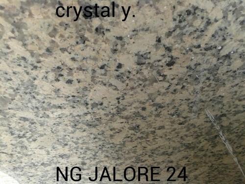Rough-Rubbing Crystal Yellow Granite Stone, Size : 60x180cm, 120x240cm, 150x240cm, 260x180cm