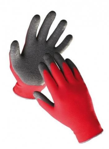 Crinkle Latex Coated Glove, Size : 11'