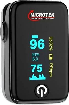 Microtek Pulse Oximeters, Certification : CE Certified, ISO Certified, Color : Black