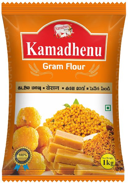 Kamadhenu gram flour, Packaging Type : Plastic Packets