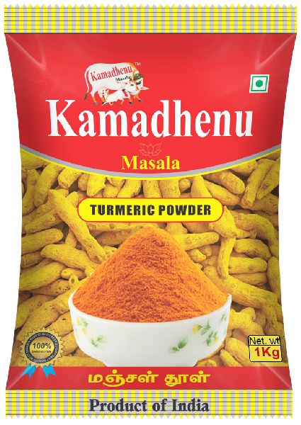 Kamadhenu Organic turmeric powder, Size : 20g, 50g, 100g