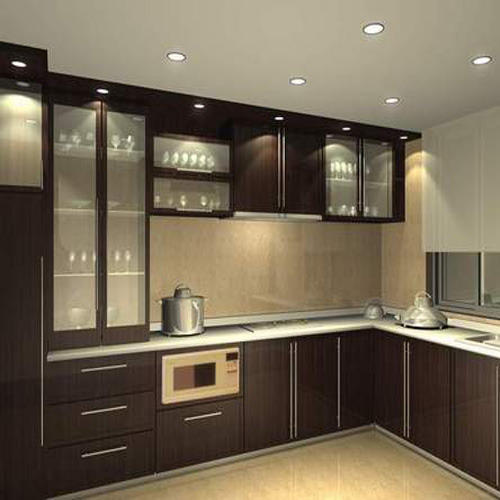 Metal Coated Modular Kitchen Designing Services, for Residential, Pattern : Designer