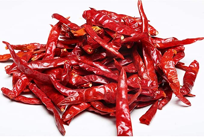 Dry red chilli, for Cooking, Spices, Food Medicine, Cosmetics, Packaging Type : Plastic Pouch, Plastic Packet