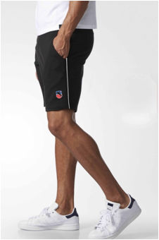 League 100% Cotton Fabrics Mens Sports Shorts, Color : Black