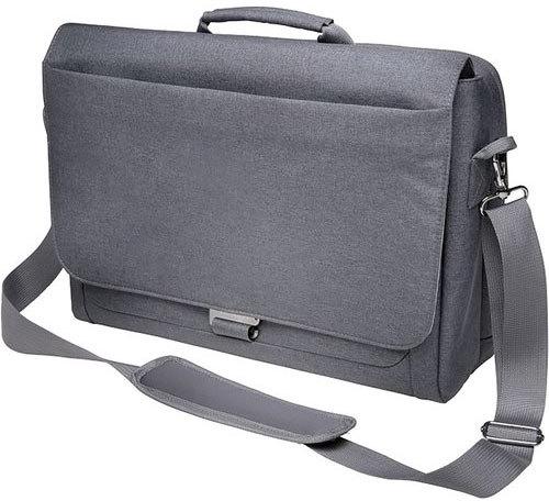 Polyester Messenger Laptop Case, Color : Grey