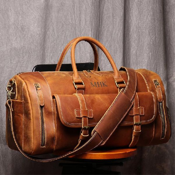 Leather Duffle Bag Pattern Plain By, Duffle Bag Leather Pattern