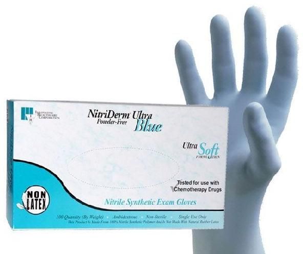 Ultra Blue Synthetic Nitrile Exam Gloves